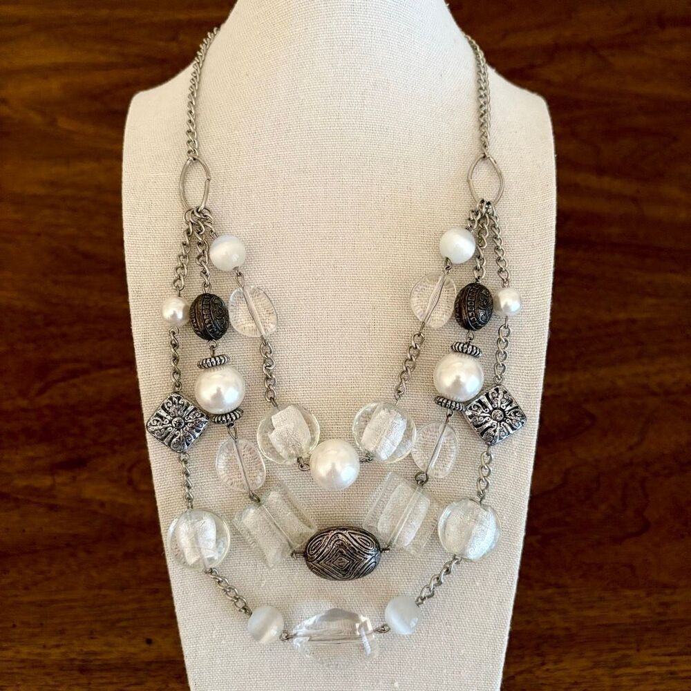 Ruby Rd. | Beaded layer Necklace| 22” Adjustable - Picture 2 of 2